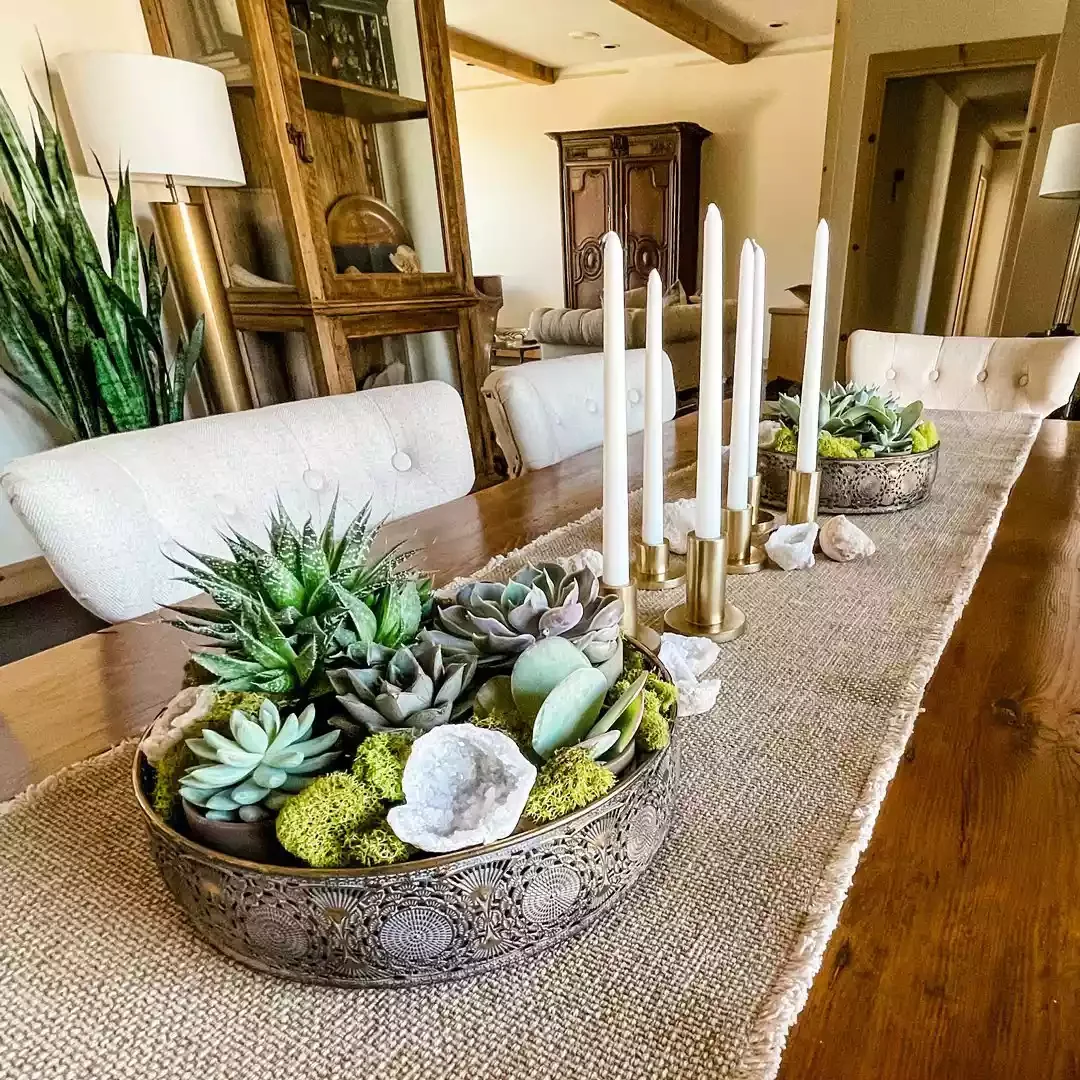 52 Gorgeous Spring Table Centerpiece Ideas to Transform Your Dining Space 11 Think Outside the Box