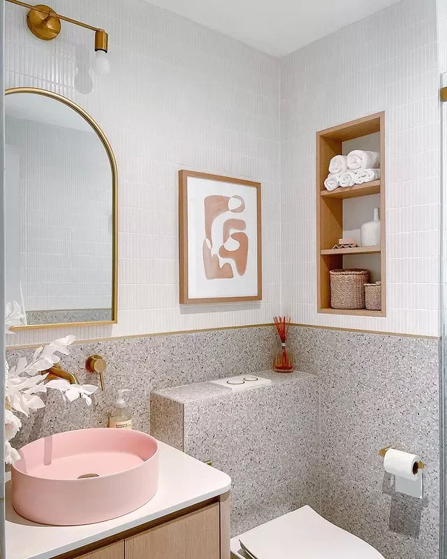 20 Stunning Bathroom Art Ideas to Transform Your Space 4 Think Pink