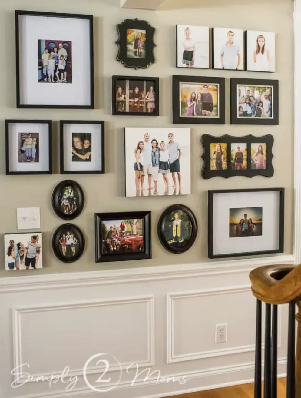 31 Creative Photo Wall Ideas to Transform Your Home 11 Thrift Seconhand Frames