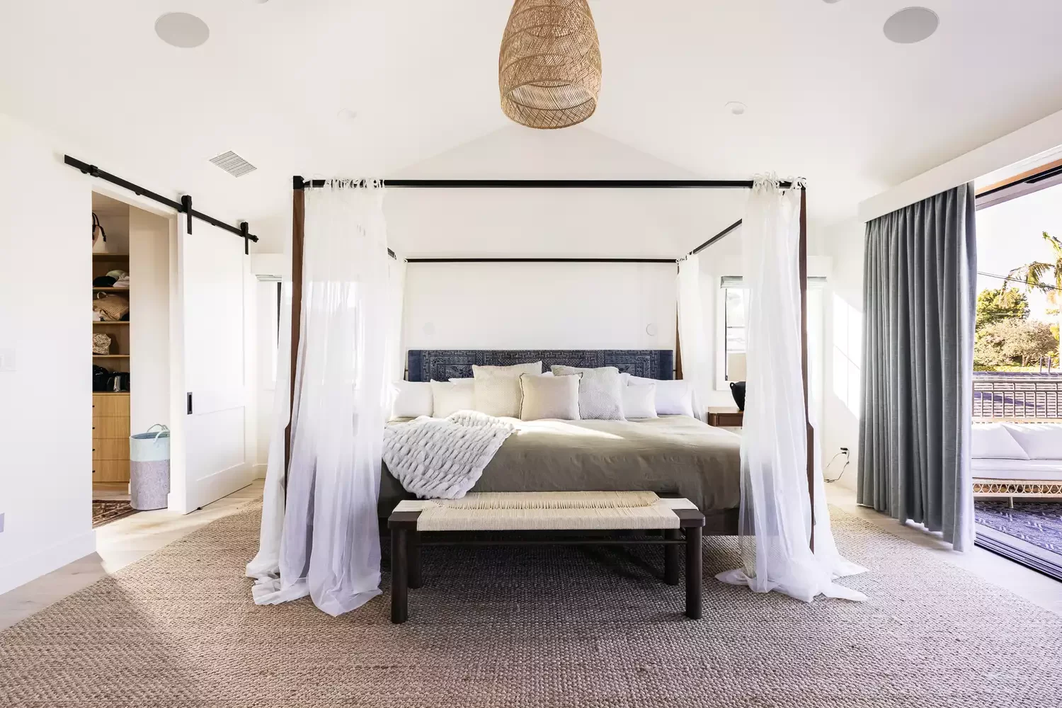 37 Stunning Canopy Bed Ideas to Transform Your Bedroom 31 Tie-On Curtains