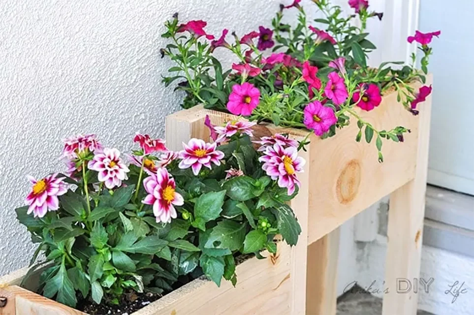 35 Corner Garden Designs That Transform Every Outdoor Space Tiered Planter Box