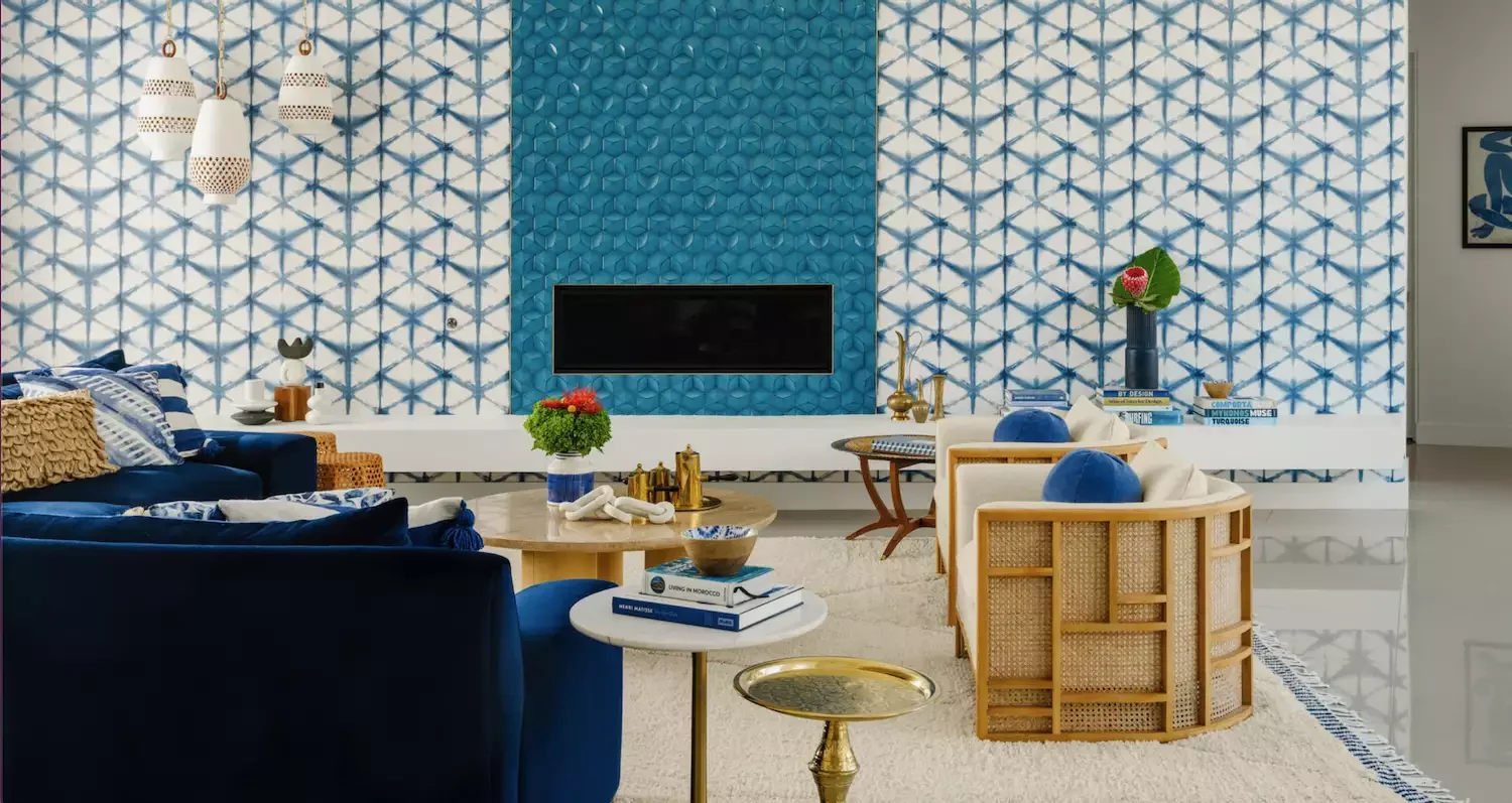 19 Stunning Fireplace Accent Wall Ideas That Will Transform Your Living Space 12 Tile and Wallpaper