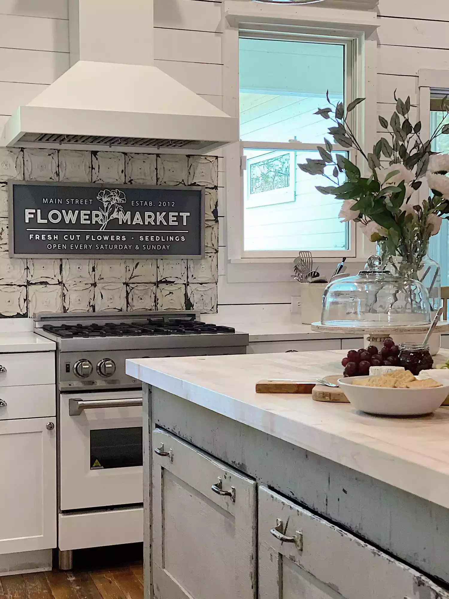 Tin Tile Backsplash