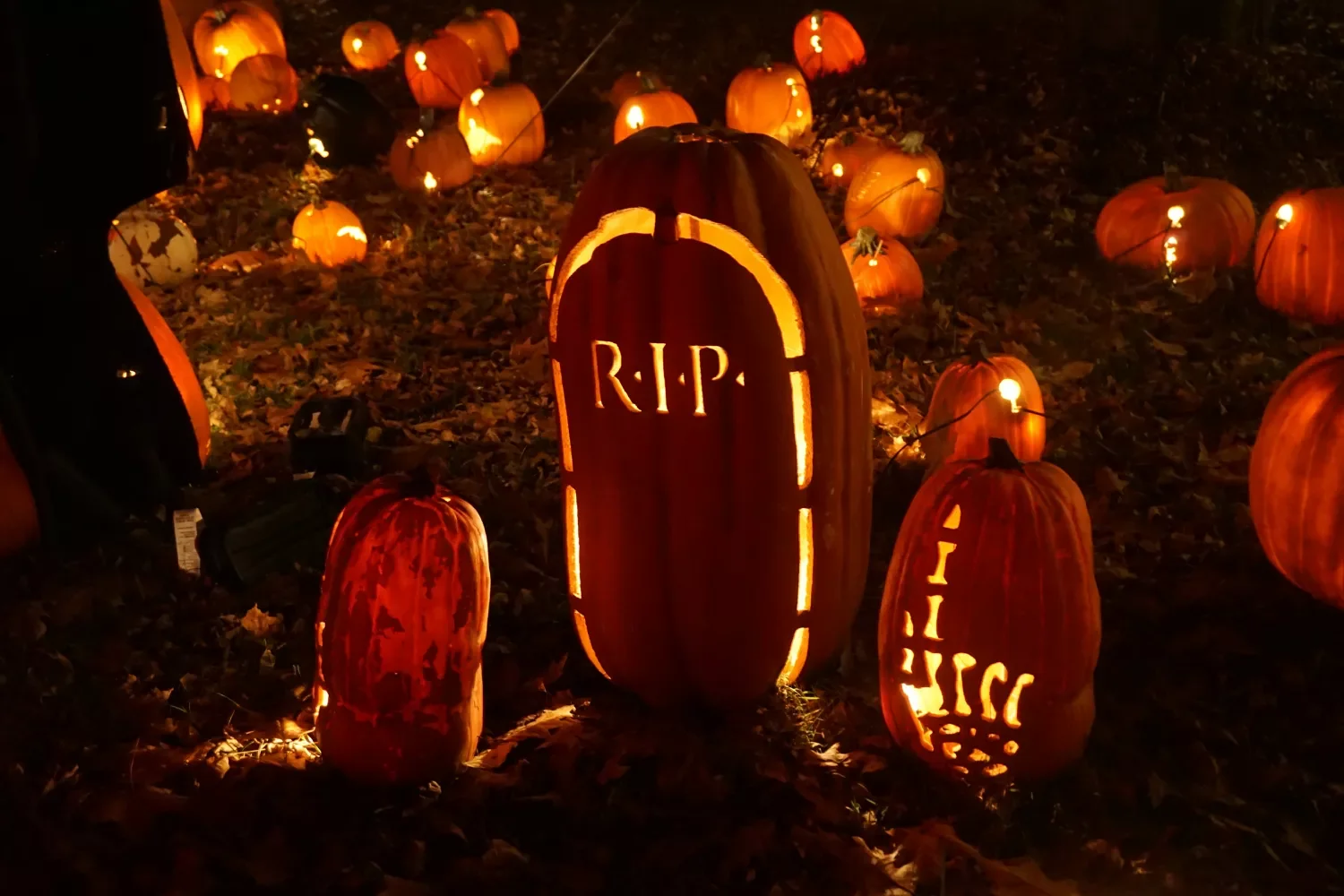 77 Creative Pumpkin Carving Ideas That'll Transform Your Fall Decorating Game 41 Tombstone Shaped Pumpkin