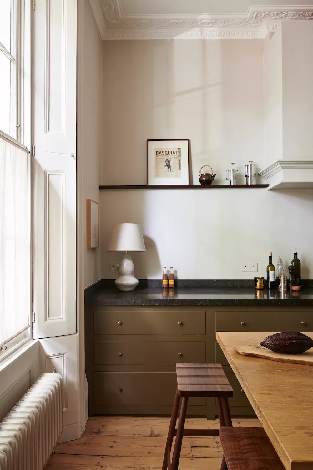 19 Gorgeous Olive Green Kitchen Cabinet Designs That Elevate Your Kitchen Top With Dark Stone