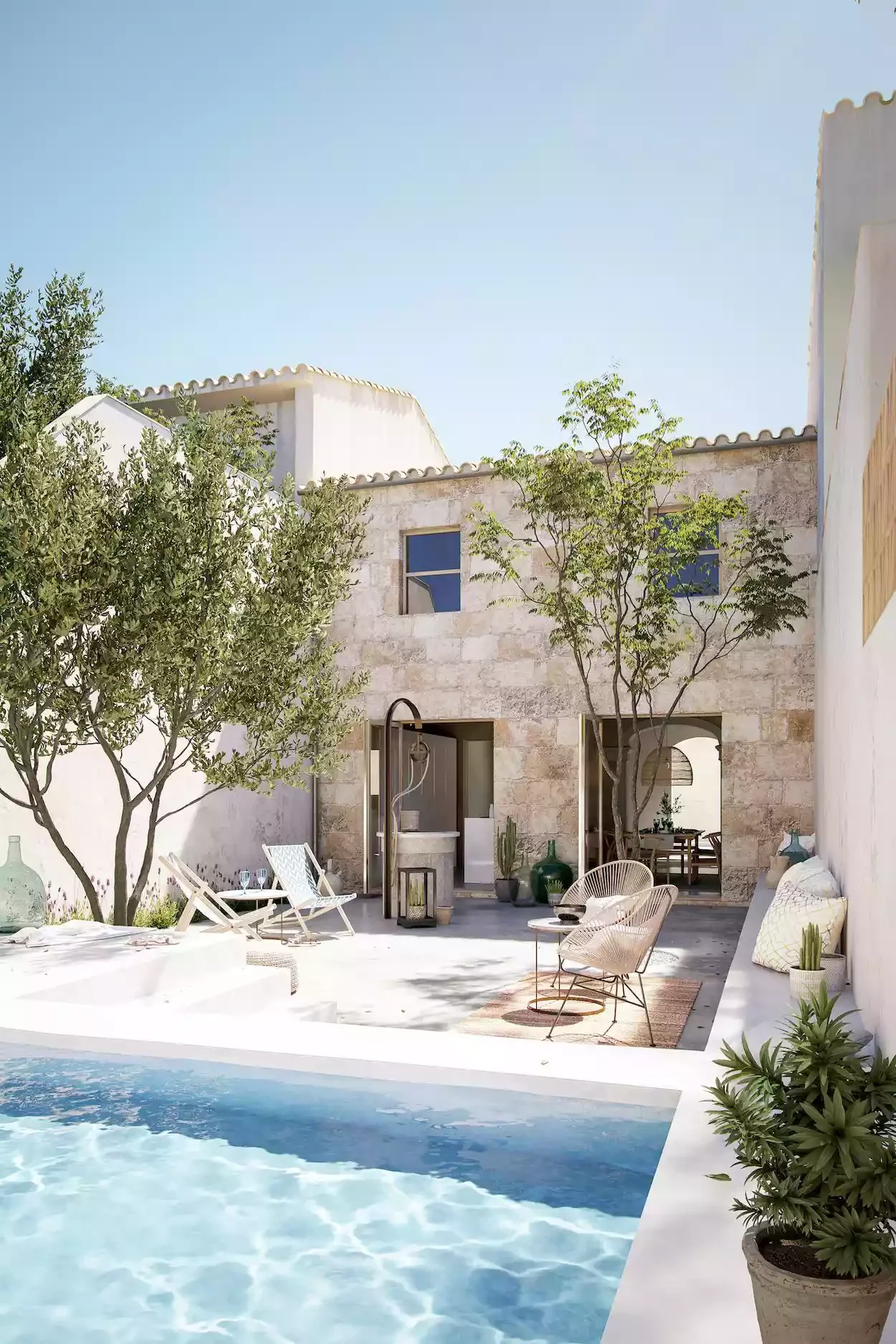 52 Beautiful Courtyard Ideas That Transform Your Outdoor Living Space Townhouse Courtyard