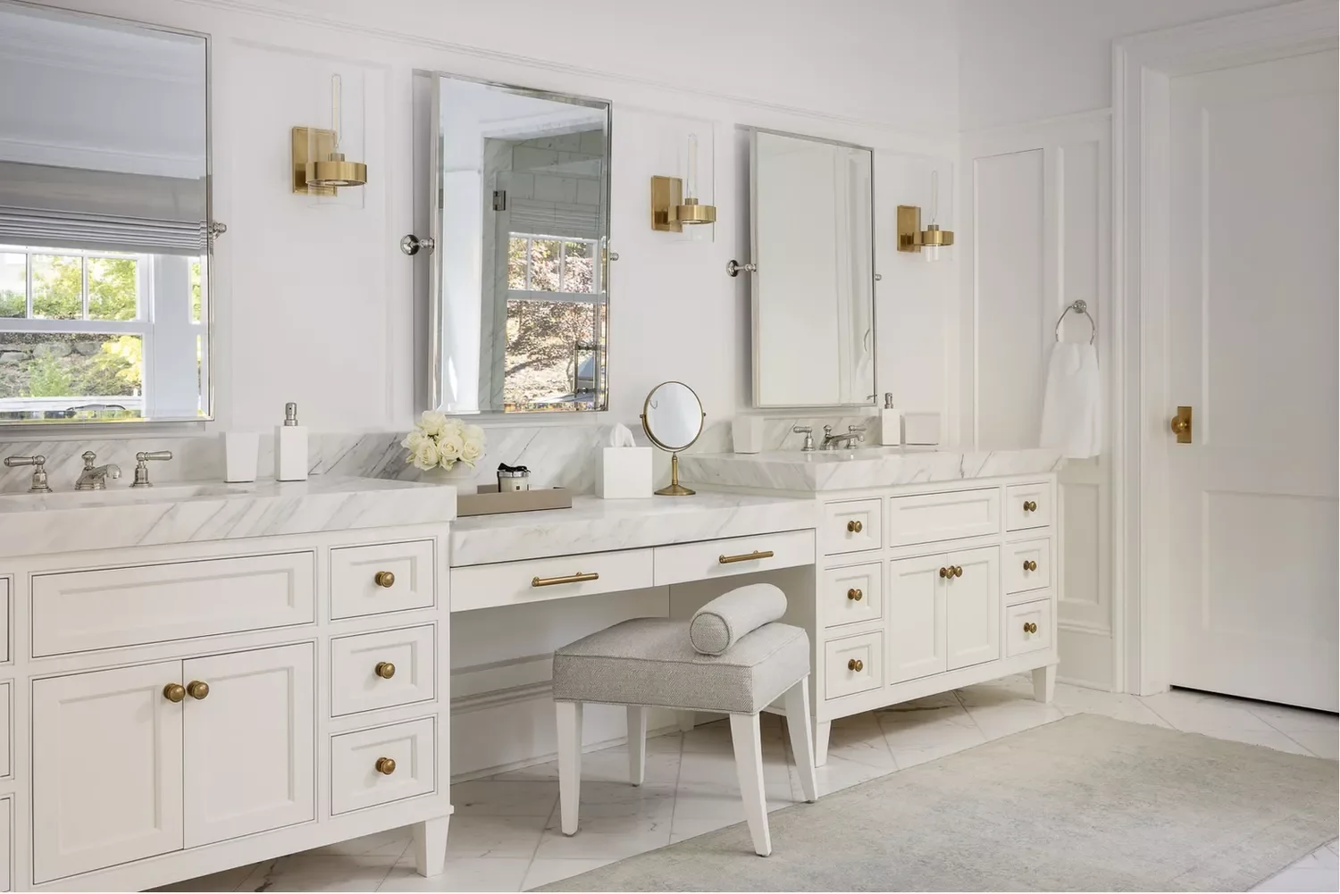 30 Stunning Bathroom Door Designs That Will Transform Your Space 13 Traditional Door