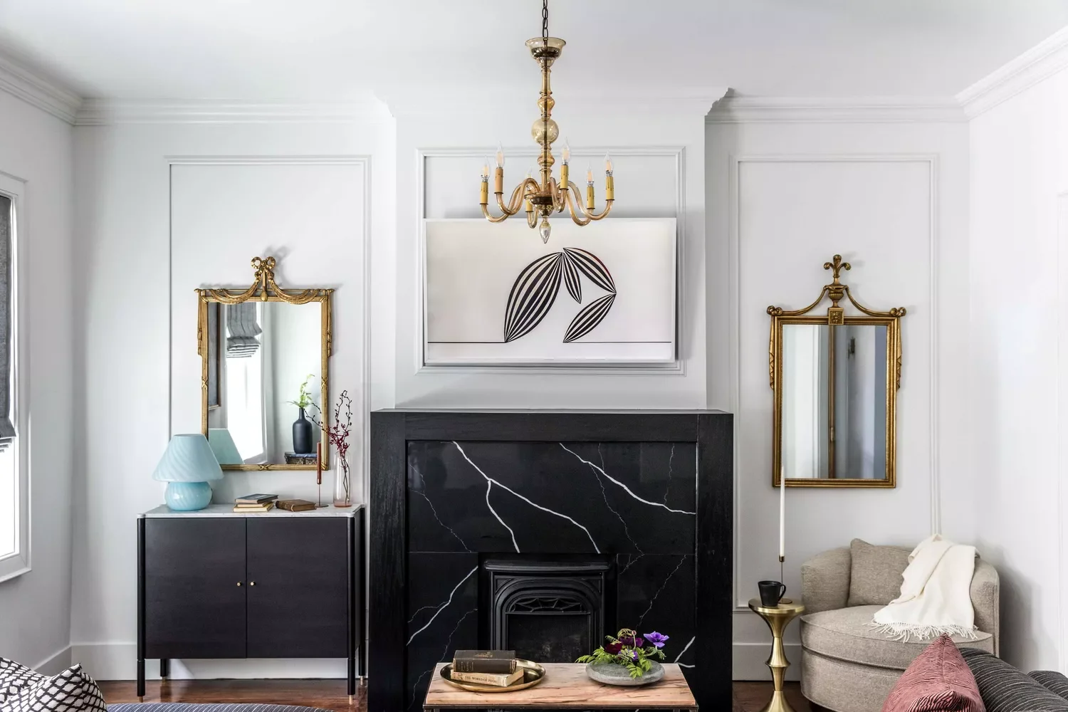 35 Bold Black Fireplace Designs That Transform Any Room Into a Stunning Showcase 4 Triple Black Fireplace
