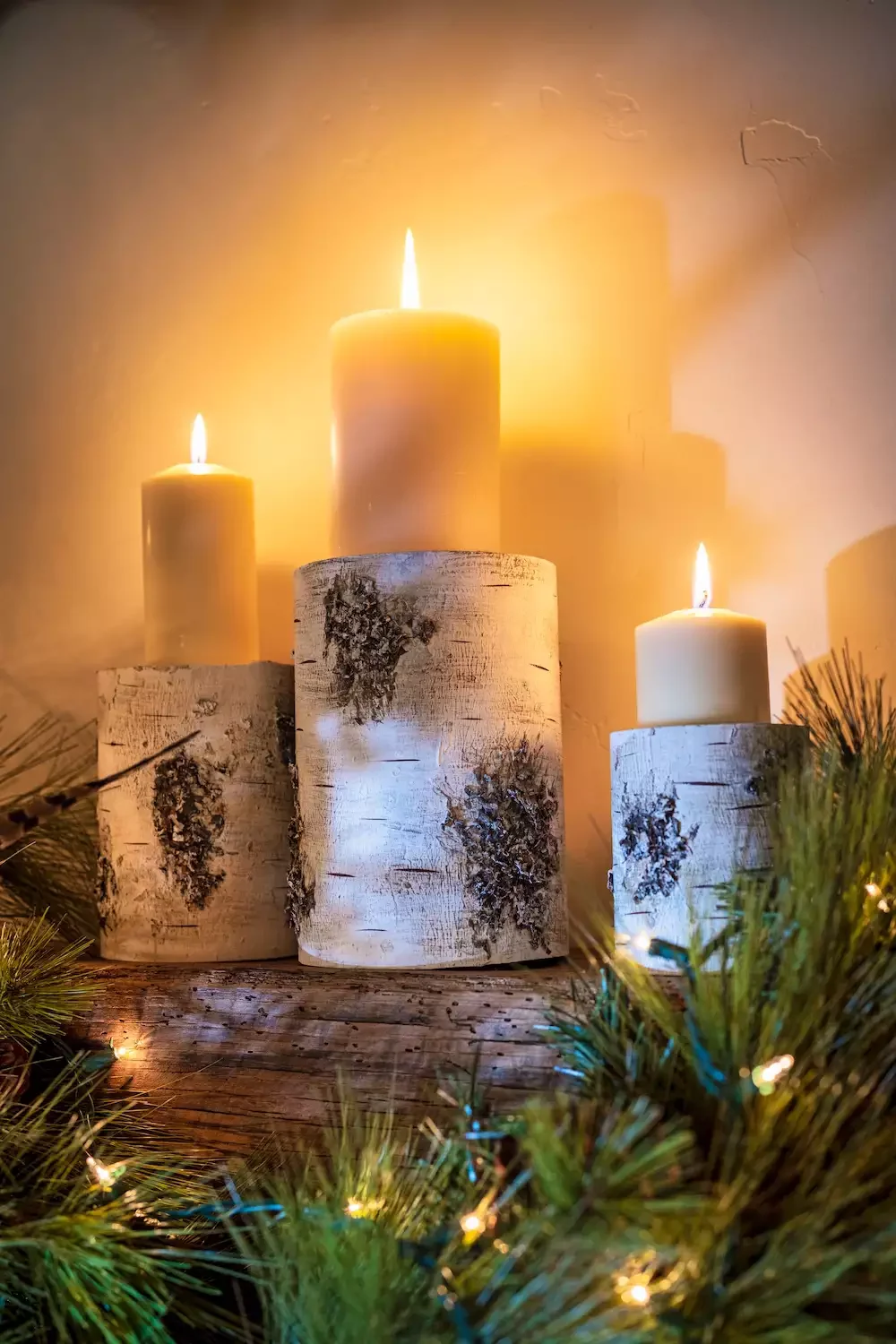115 Stunning Christmas Decorating Ideas to Transform Your Home This Holiday Season Try Birchwood Candleholders