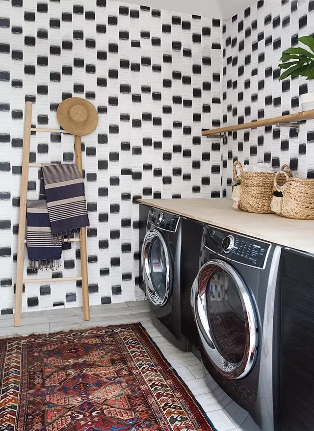 55 Small Laundry Room Ideas That Blend Style With Smart Functionality Try Boho-Style Decor Accents