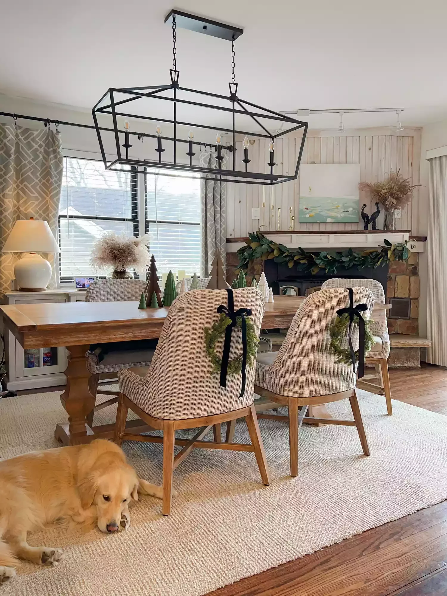 50 Festive Christmas Party Decorating Ideas Your Guests Will Absolutely Adore 32 Try Chair Wreaths