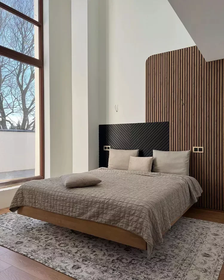 55 Wood Slat Wall Accent Ideas That Make Any Room Look Incredible Try Color Blocking