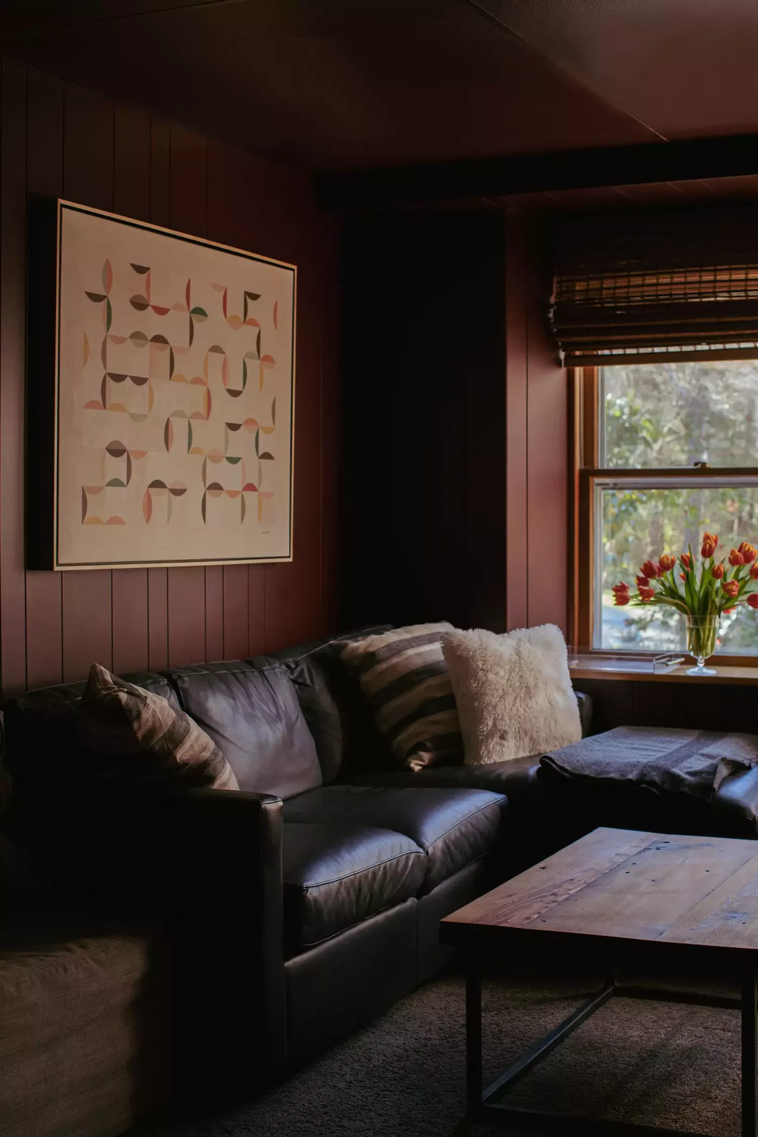 30 Dark and Dramatic Living Rooms That Will Transform Your Space Try Dark Red