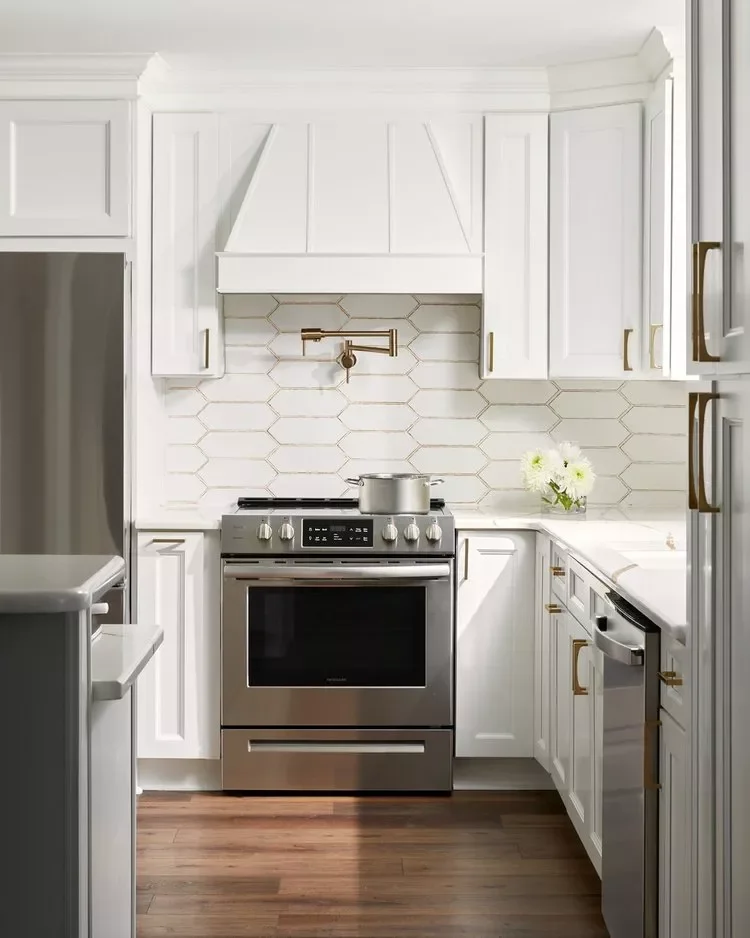 96 Kitchen Design Ideas to Transform Your Space on Any Budget 48 Try Elongated Hex Tiles