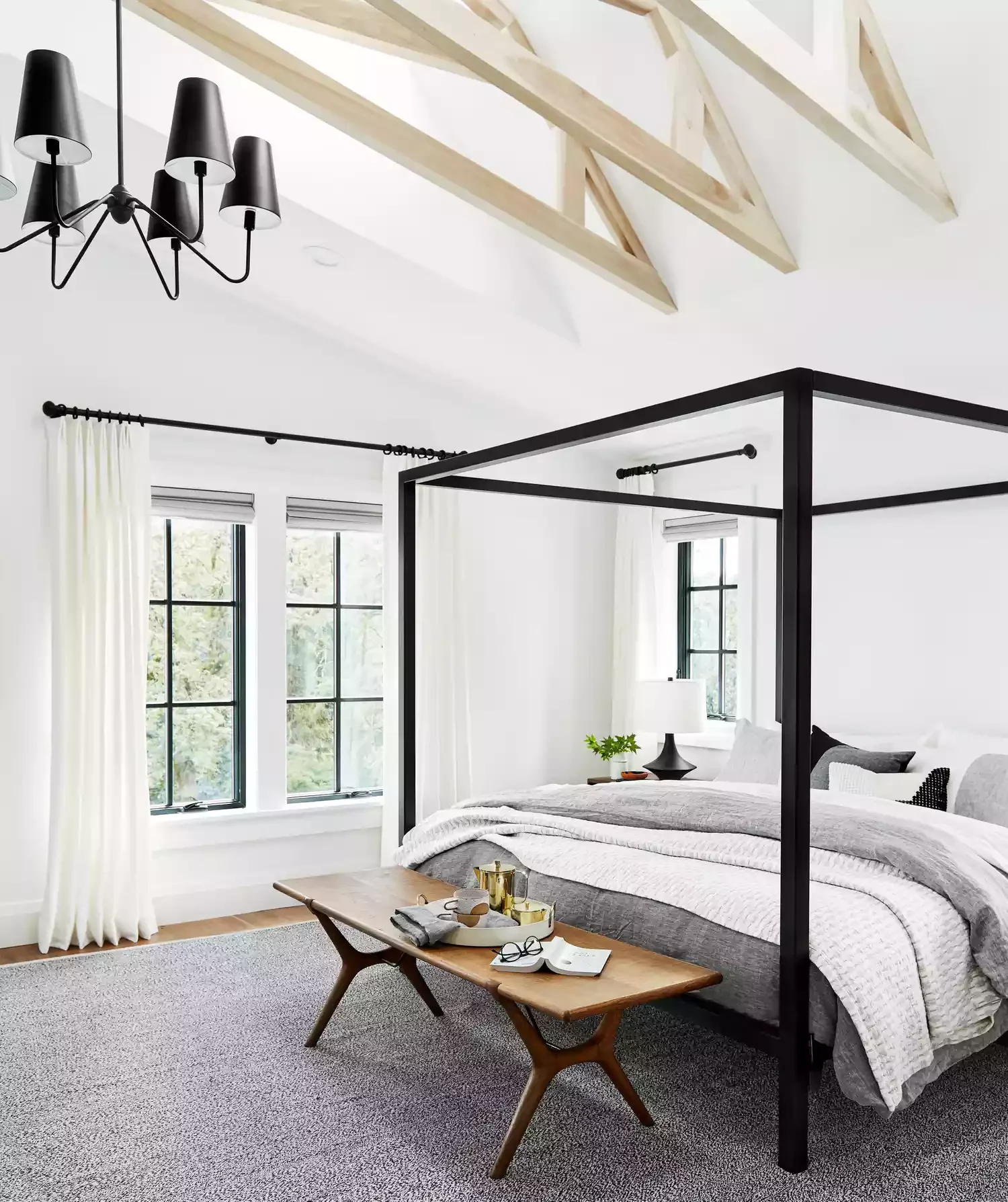 20 Stunning Bedroom Ceiling Designs That Transform Your Space 5 Try Fishbone Wood Beams