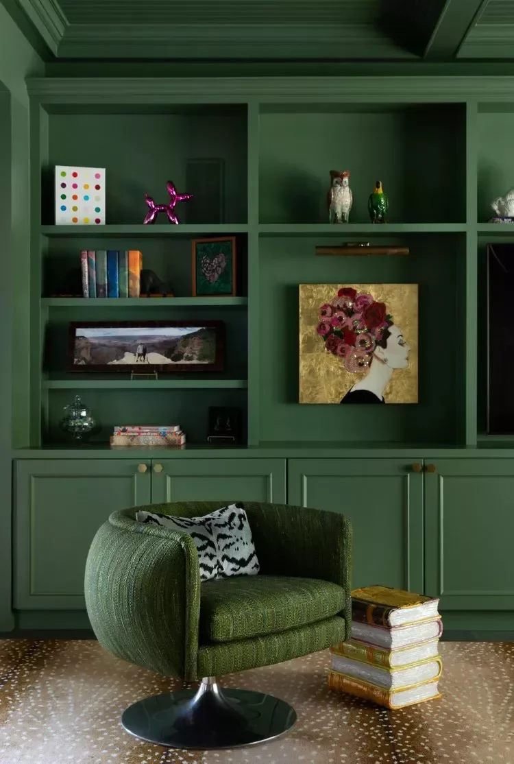 30 Dark and Dramatic Living Rooms That Will Transform Your Space Try Forest Green