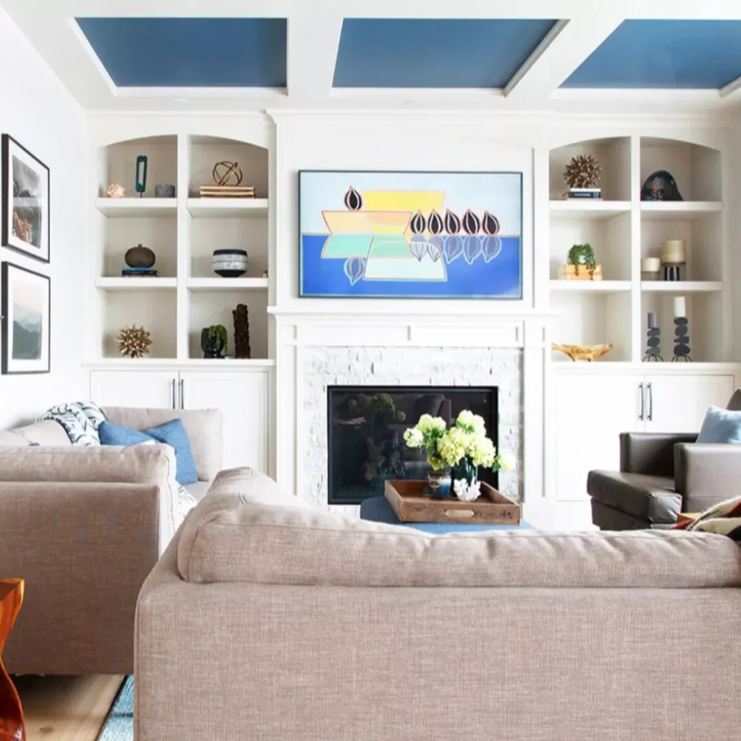 51 Creative Fireplace Mantel Decorating Ideas That Will Transform Your Living Space 51 Try Hiding the TV