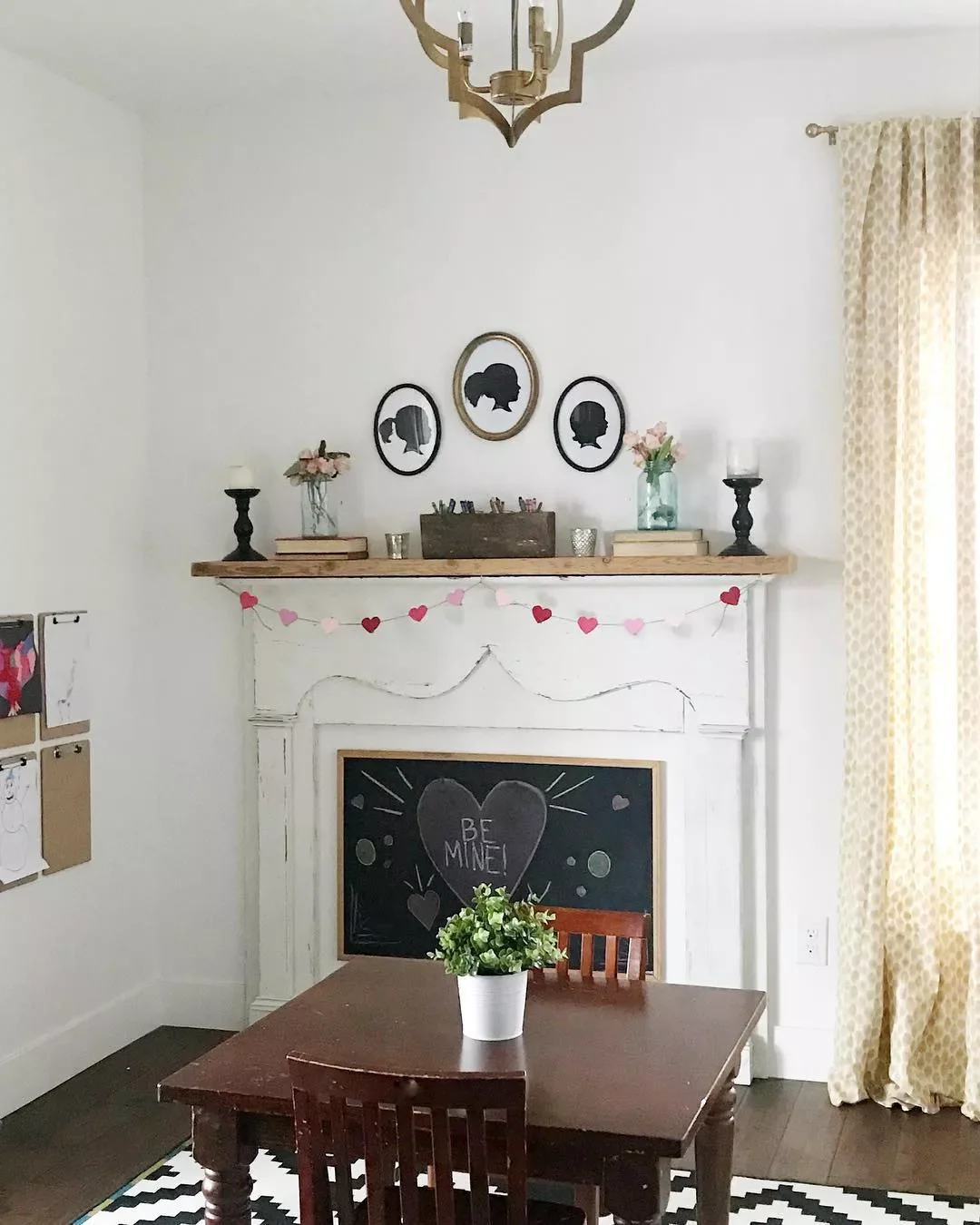 25 Creative Faux Fireplace Ideas to Transform Any Room 15 Try Some Chalk