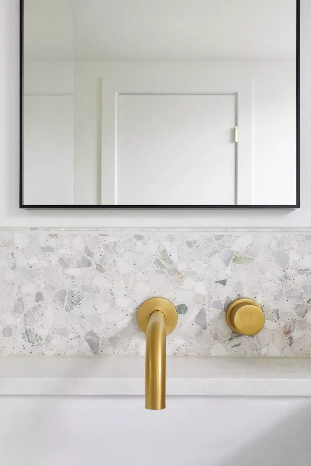 20 Brilliant Small Bathroom Tile Ideas That'll Transform Your Tiny Space 6 Try Some Terrazzo