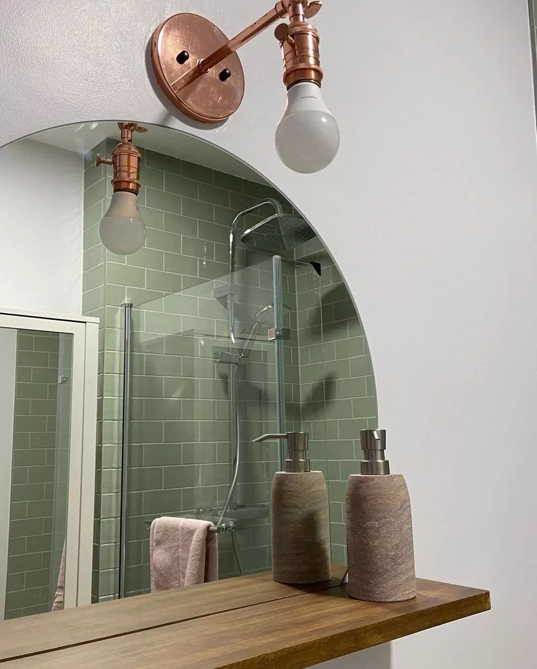 23 Stunning Sage Green Bathroom Ideas That Will Transform Your Space 16 Try Subway Tile