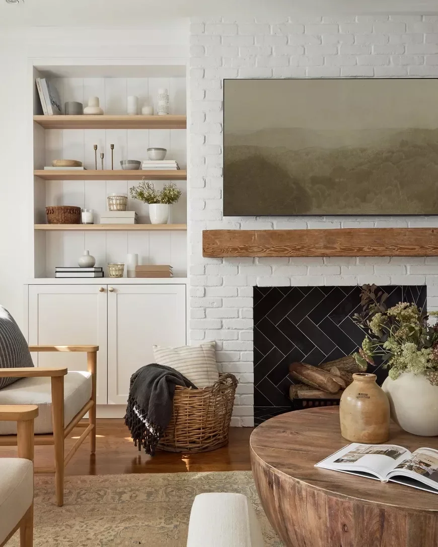 57 Stunning Fireplace Decorating Ideas to Transform Your Living Space 50 Try Two-Directional Tile