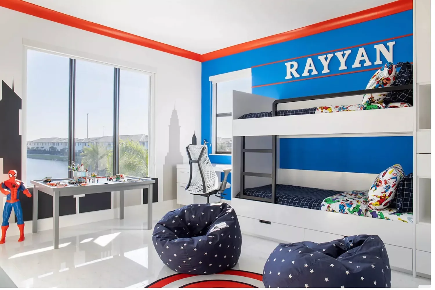 52 Amazing Boys' Bedroom Ideas That Will Make Parents Smile Too 33 Try a Bold Accent Wall