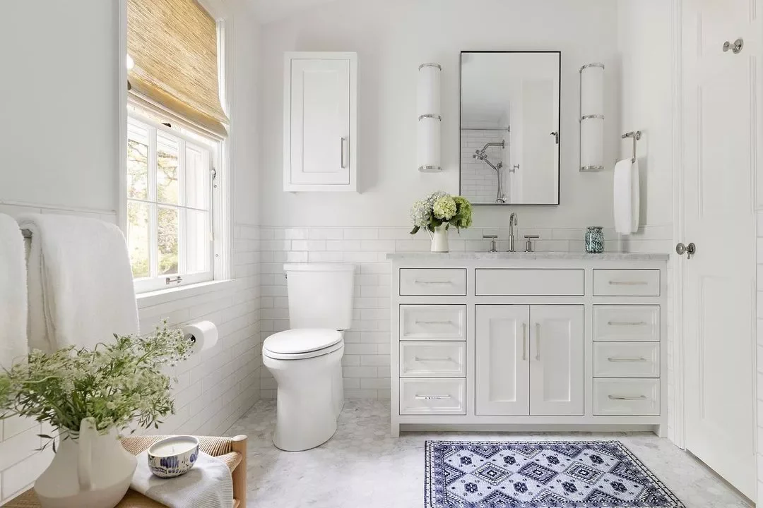 17 Brilliant Above-Toilet Storage Solutions That'll Transform Your Bathroom Try a Cabinet With Door