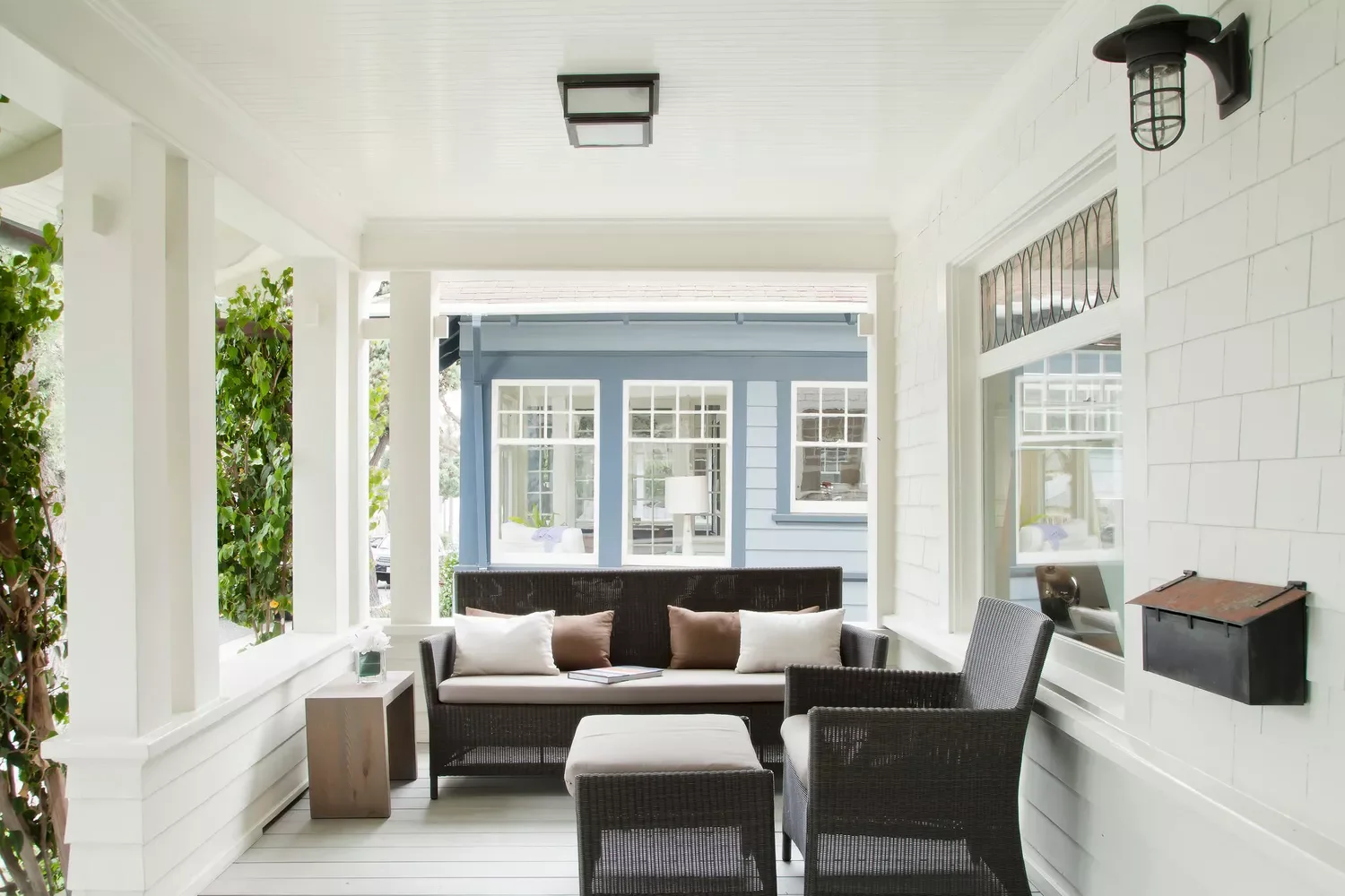 25 Stunning Front Porch Lighting Ideas to Transform Your Home's Entrance 10 Try a Flush Mount