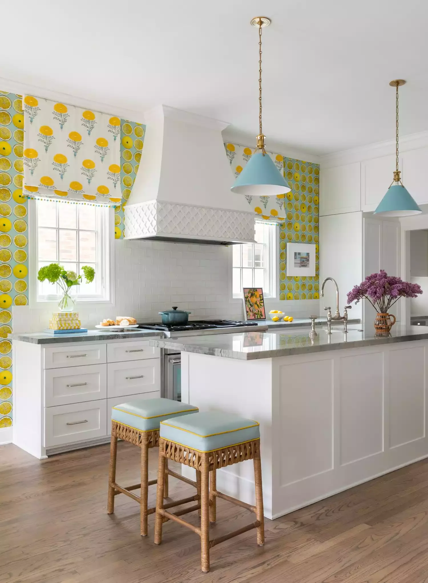 30 Stunning Range Hood Designs That Transform Your Kitchen 13 Try a Fun Trim