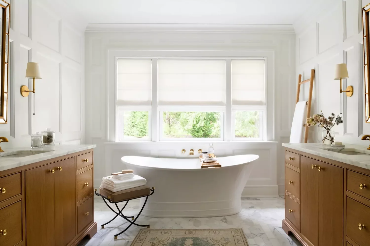 49 Stunning Primary Bathroom Ideas That Will Transform Your Space 7 Try a Galley Layout