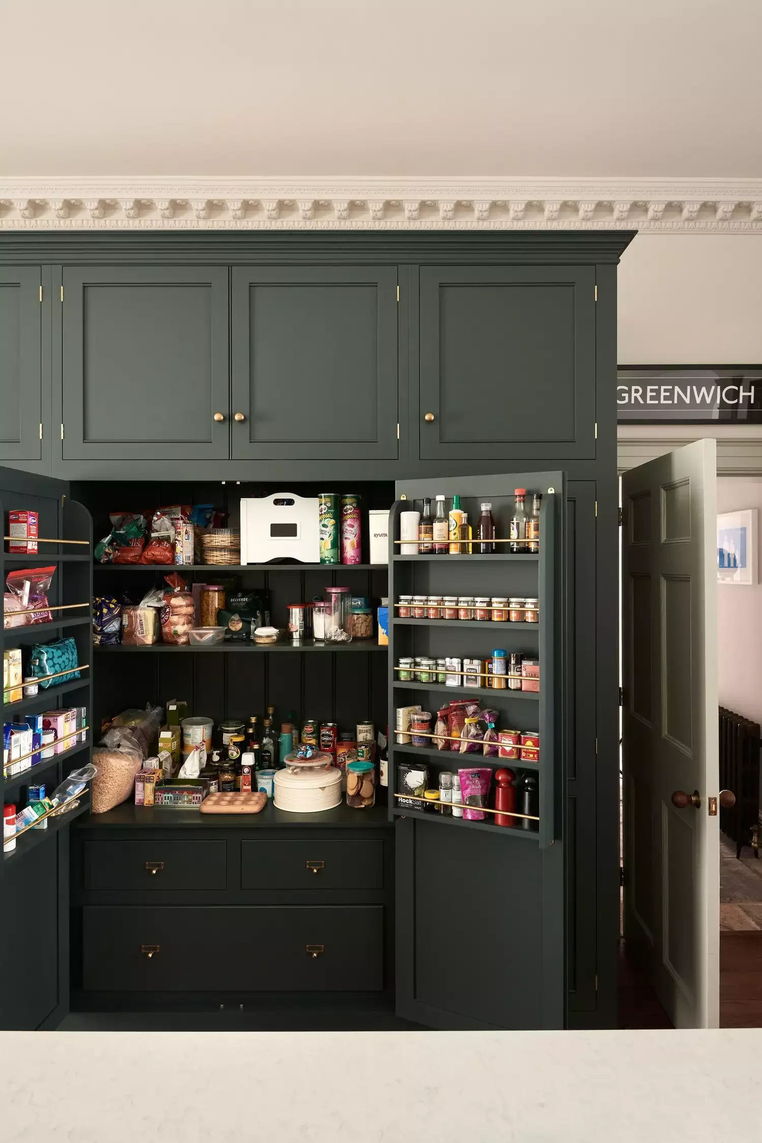 60 Smart Kitchen Cabinet Organization Ideas That Will Transform Your Space Try a Hidden Pantry Cabinet