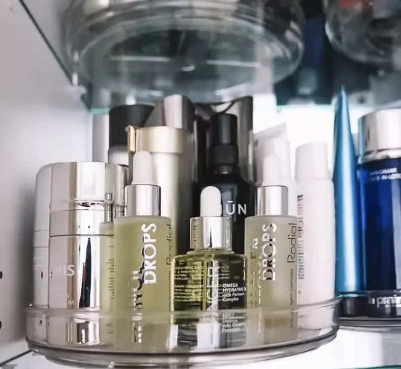 20 Beauty Organization Ideas to Transform Your Vanity Space Try a Lazy Susan