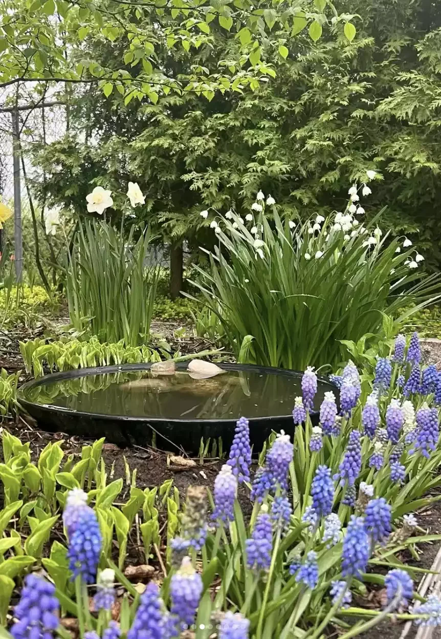 37 Stunning Flower Bed Designs That Will Transform Your Garden Try a Mini Water Feature