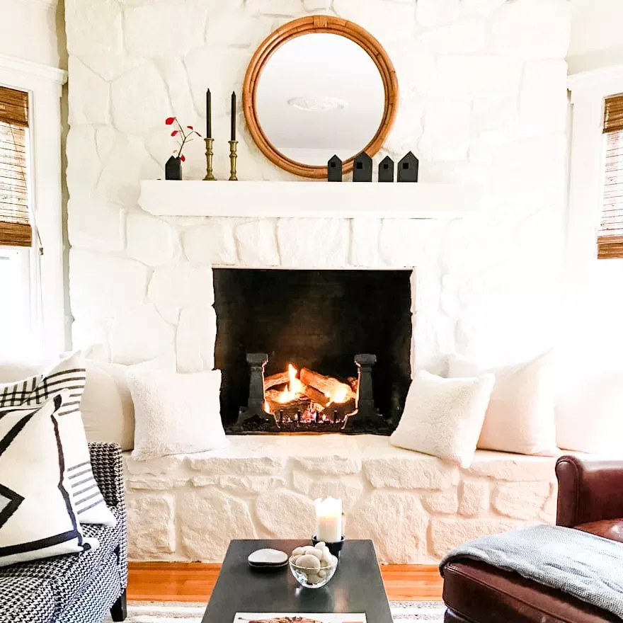56 Magical Christmas Mantel Decorating Ideas to Transform Your Holiday Home 36 Try a Minimalist Mantel