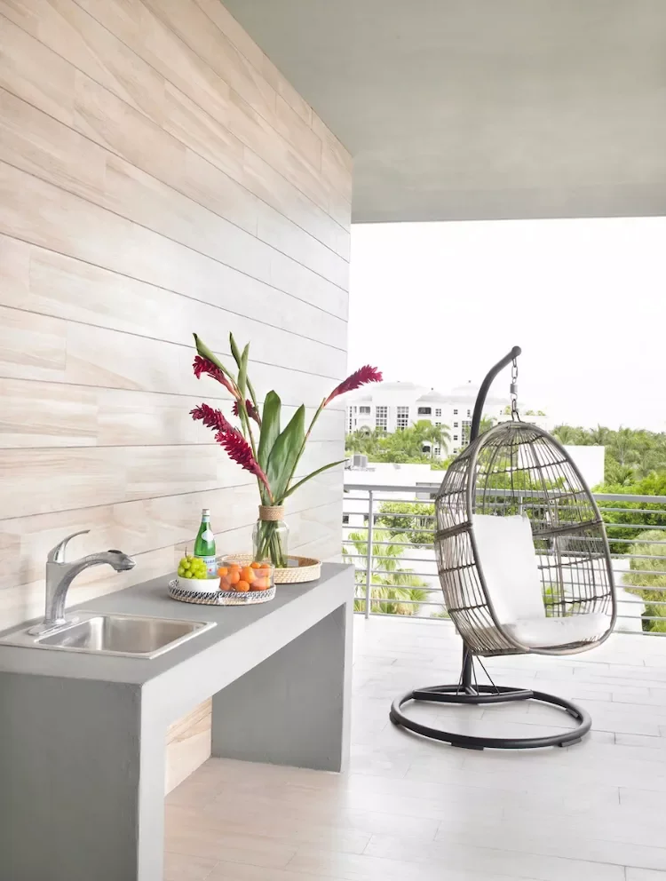 40 Stunning Outdoor Bar Ideas to Transform Your Backyard Entertainment Space 11 Try a Minimalist Wet Bar