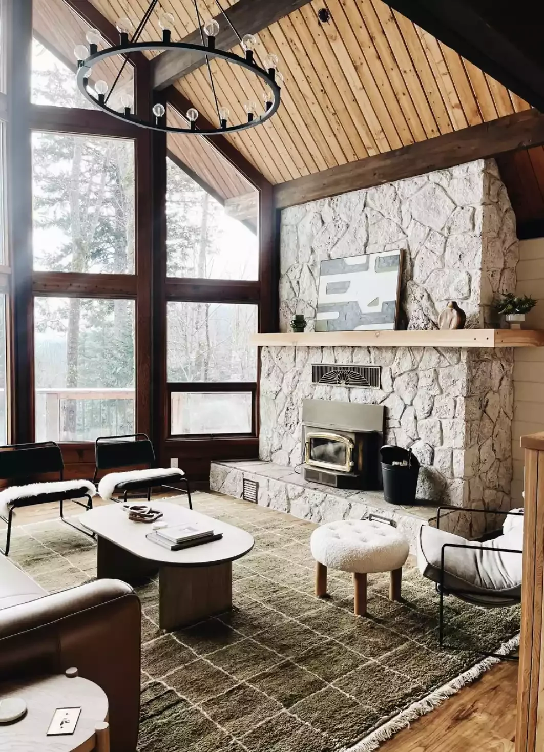 77 Stunning Living Room Design Ideas to Transform Your Space 60 Try a Modern Rustic Look