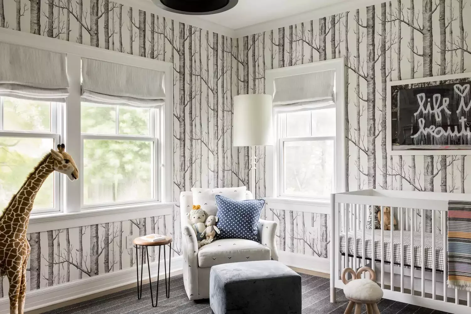 46 Nursery Design Ideas to Create Your Dream Baby Room 4 Try a Nature-Inspired Theme