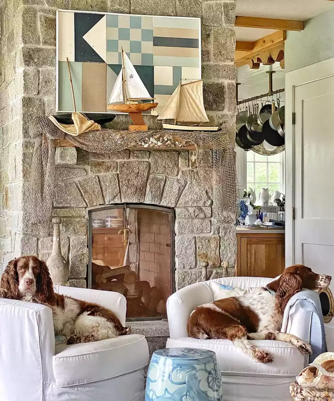 51 Creative Fireplace Mantel Decorating Ideas That Will Transform Your Living Space 31 Try a Nautical Theme