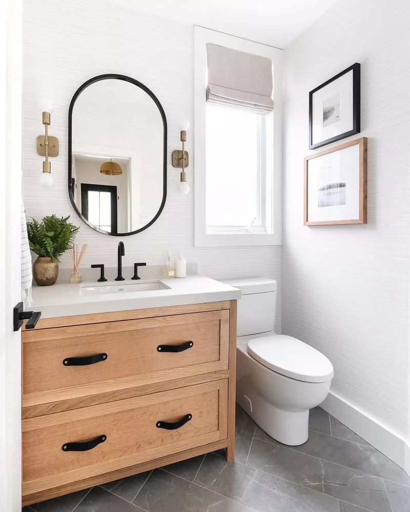 20 Brilliant Tiny Bathroom Ideas That Really Work 8 Try a Neutral Color Palette