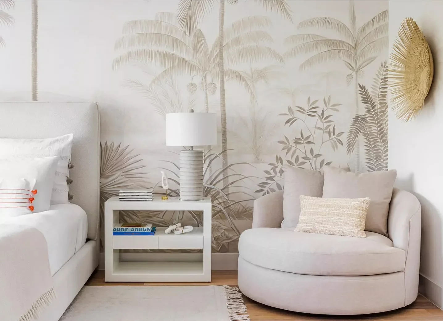 77 Bedroom Design Ideas That Perfectly Balance Personal Style and Sophistication Try a Neutral Mural