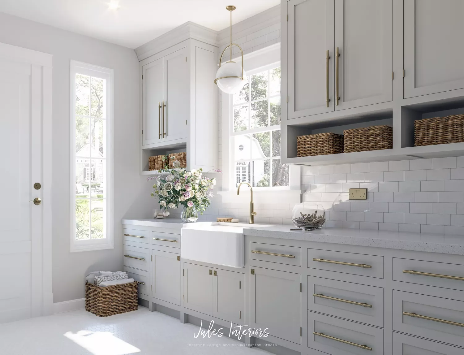 57 Creative Laundry Room Ideas That'll Make You Actually Enjoy Doing Chores Try a One-Wall Layout