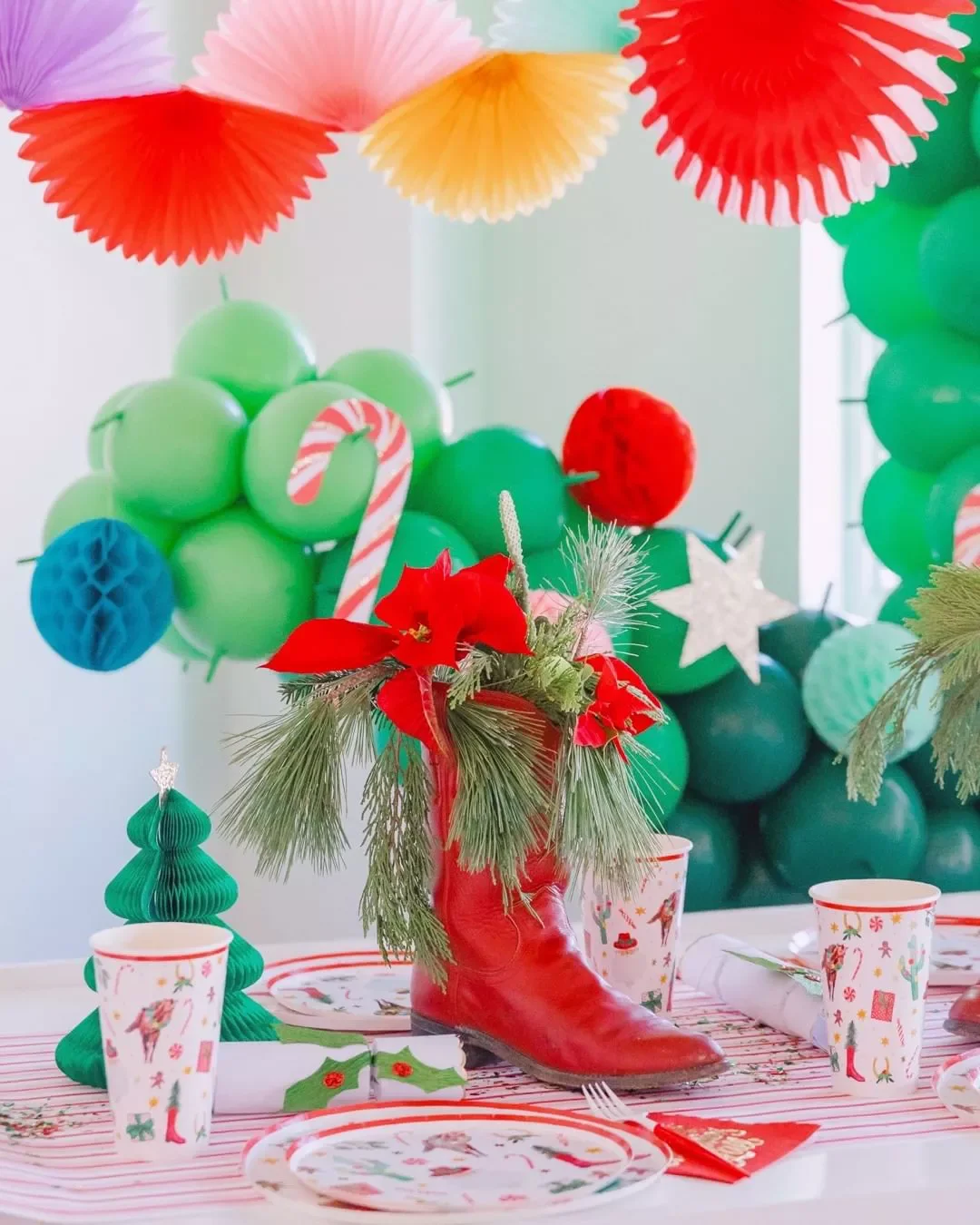 50 Festive Christmas Party Decorating Ideas Your Guests Will Absolutely Adore 42 Try a Santa Centerpiece