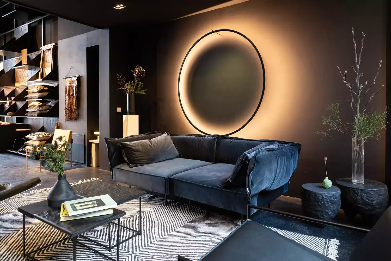 14 Brilliant Living Room Lighting Ideas That Set the Perfect Mood 4 Try a Sculptural Wall Light