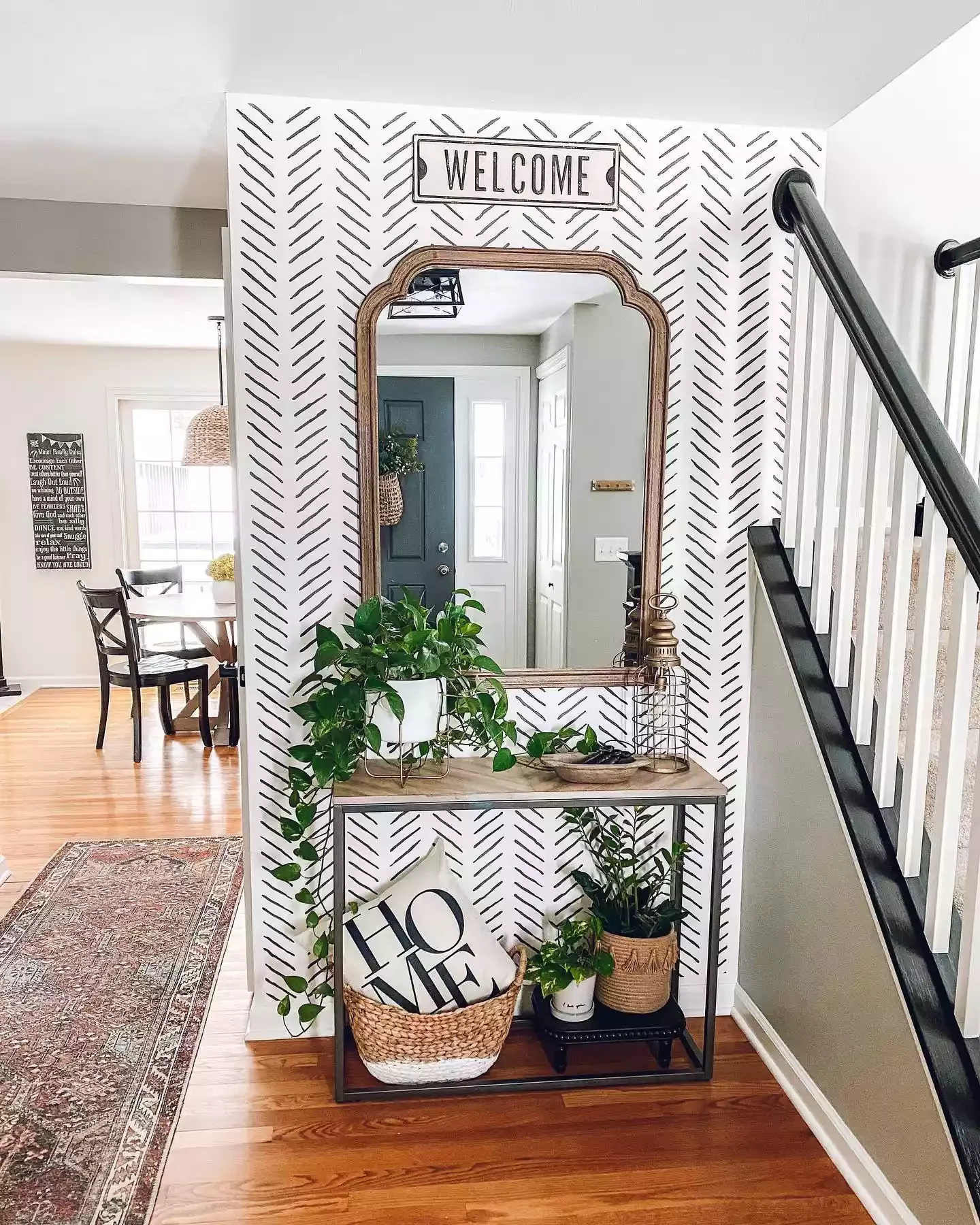 25 Beautiful Accent Wall Ideas to Transform Any Room 2 Try a Stenciled Accent