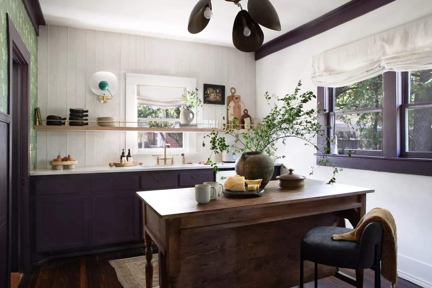 36 Eclectic Kitchen Ideas That Create Character Yet Stay Timeless Try a Thrifted Kitchen Island