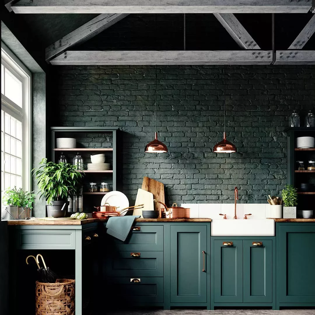37 Stunning Green Kitchen Cabinet Ideas That Will Transform Your Space Try a Tonal Green Kitchen