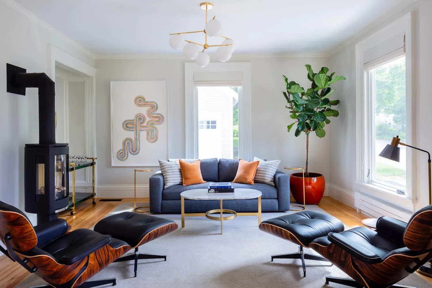 57 Stunning Fireplace Decorating Ideas to Transform Your Living Space 29 Try a Wood-Burning Stove