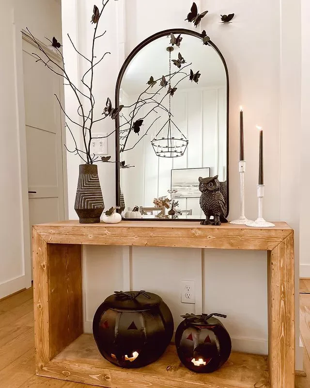 33 Stunning Fall Entryway Ideas That Transform Your Home for Autumn 15 Try a Woodland Theme