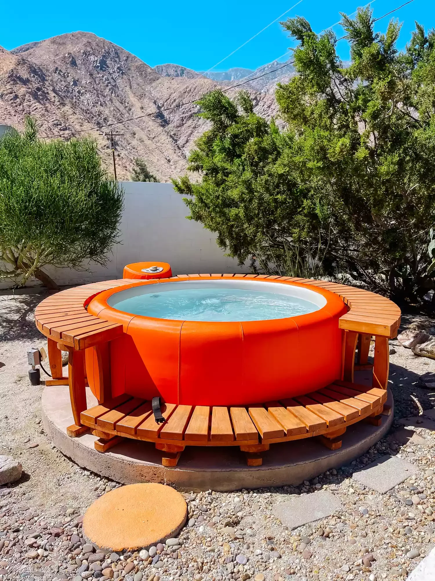 43 Budget-Friendly Small Patio Ideas That'll Transform Your Outdoor Space 24 Try an Inflatable Hot Tub