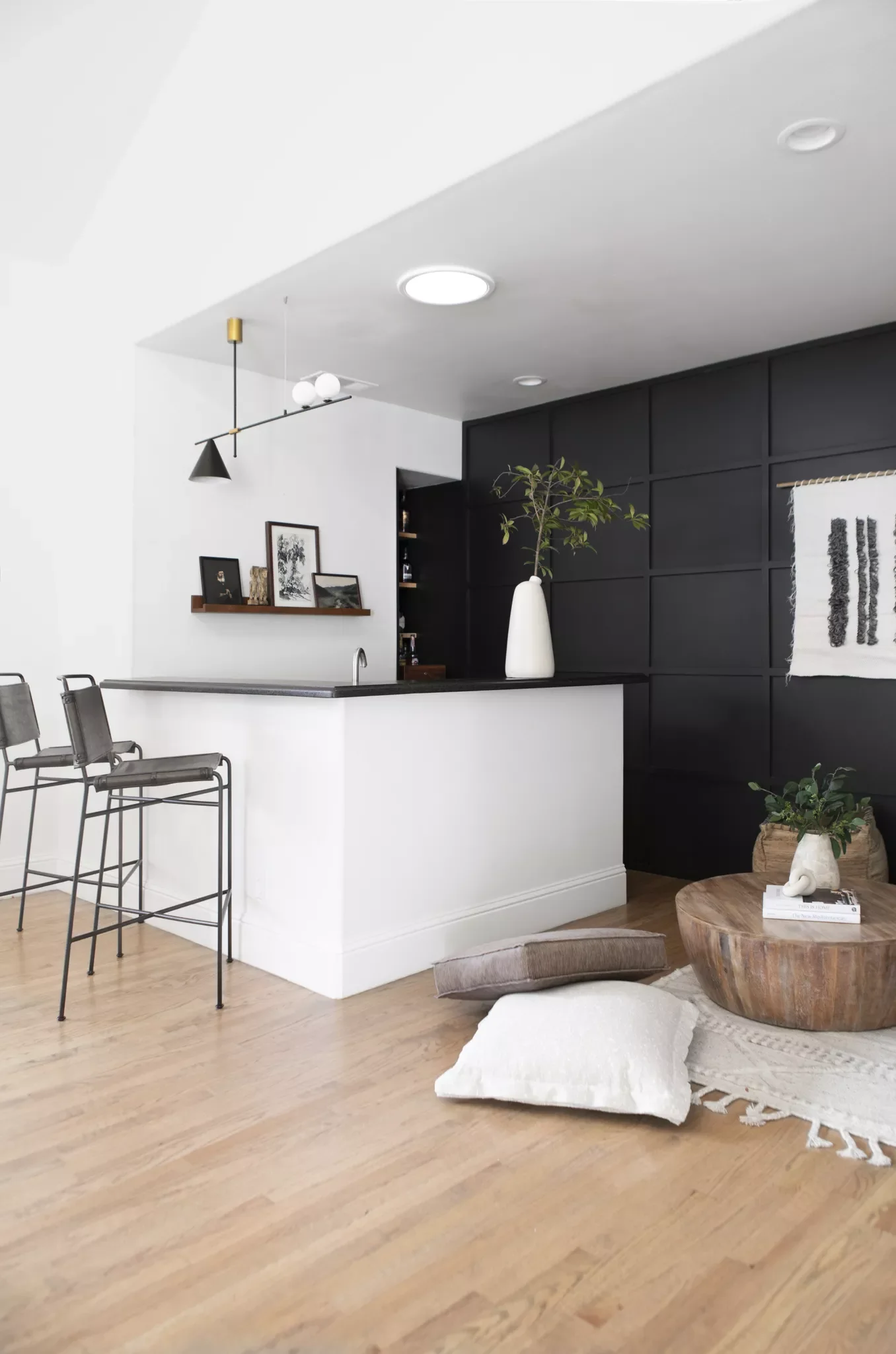 75 Stunning Home Bar Ideas to Transform Your Space Into an Entertainment Haven 27 Try an L-Shaped Bar